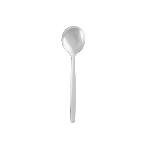 Signature Steel New Era 18/0 Stainless Steel Soup Spoon - pack size 12