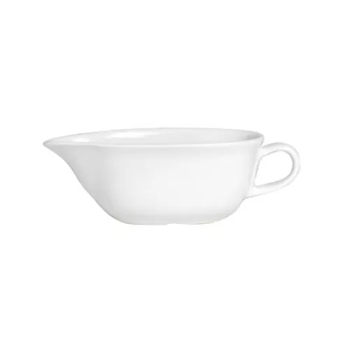 Steelite Simplicity Vitrified Porcelain White Harmony Sauce Boat 37cl - pack size 6