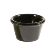 Mirage Piccolo Melamine Black Round Ramekin 7cm 2oz - pack size 1