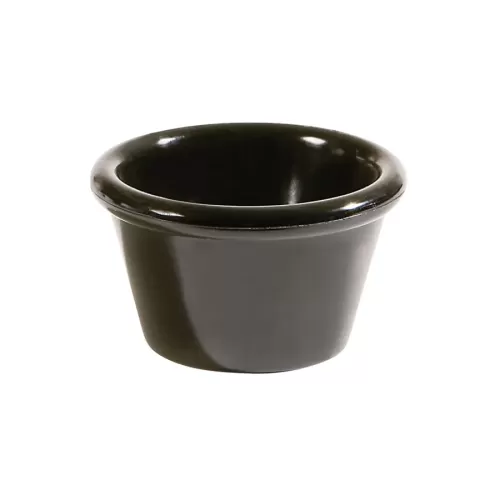 Mirage Piccolo Melamine Black Round Ramekin 7cm 2oz - pack size 1