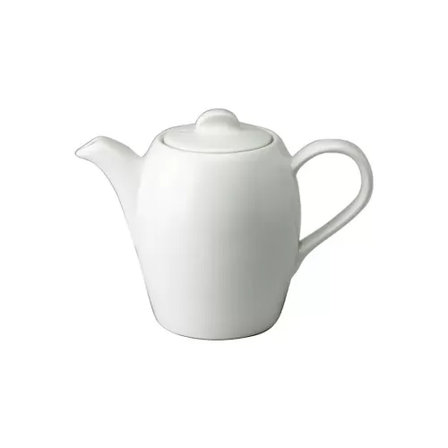 Churchill White Holloware Vitrified Porcelain Café Teapot 34cl 12oz - pack size 4
