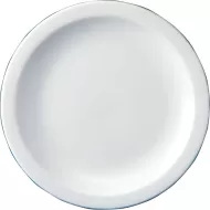 Churchill Nova Vitrified Porcelain White Round Plate 25.5cm - pack size 24