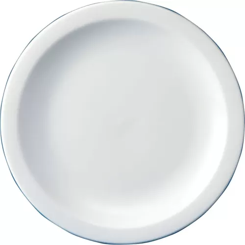 Churchill Nova Vitrified Porcelain White Round Plate 25.5cm - pack size 24