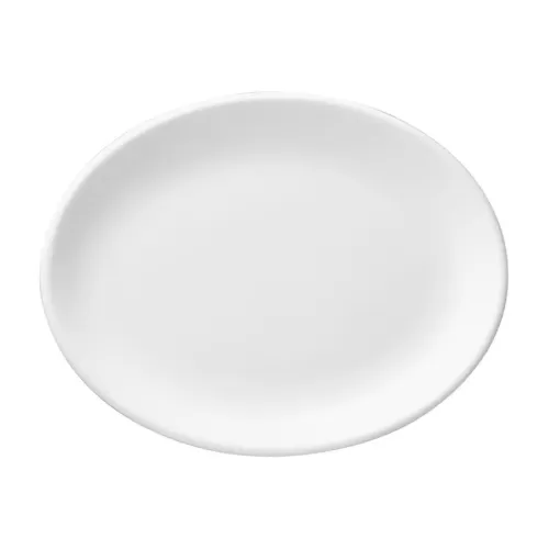 Churchill Whiteware Vitrified Porcelain Oval Plate 20.3cm - pack size 12