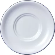 Churchill White Holloware Vitrified Porcelain White Round Maple Tea Saucer 15cm - pack size 24