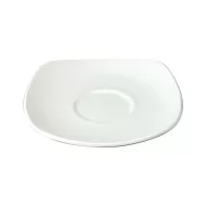 Churchill Beverage Collection Vitrified Porcelain White Square Saucer 16cm - pack size 12