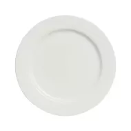 Elia Glacier Bone China White Round Plate 27cm - pack size 6