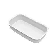 White Ceramic Baking Dish Gastronorm 1/3 65mm size. - pack size 1
