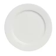 Elia Glacier Bone China White Round Plate 30cm - pack size 4