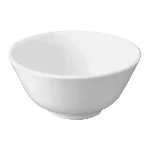 Churchill Whiteware Vitrified Porcelain Round Footed Rice Bowl 11.5cm 28cl 9.9oz - pack size 24
