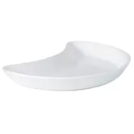Steelite Simplicity Vitrified Porcelain White Salad Crescent 20.25cm - pack size 12