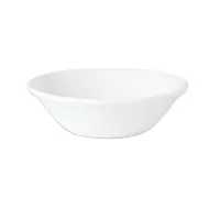 Steelite Simplicity Vitrified Porcelain White Round Oatmeal Bowl 16cm - pack size 36