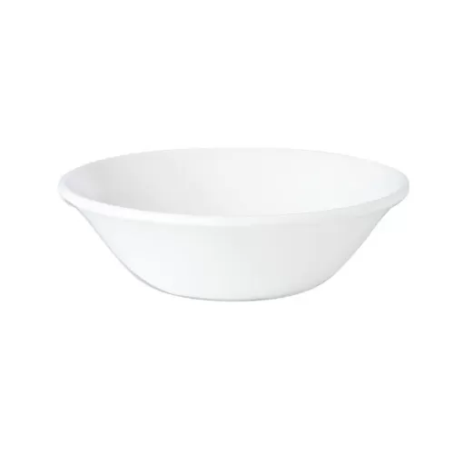 Steelite Simplicity Vitrified Porcelain White Round Oatmeal Bowl 16cm - pack size 36