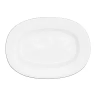 Churchill Alchemy White Fine China Oval Plate 34cm - pack size 6