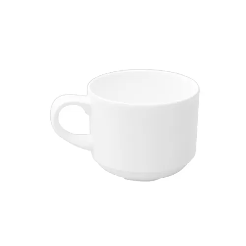 Churchill Alchemy White Fine China Stacking Cup 8.25cl - pack size 24