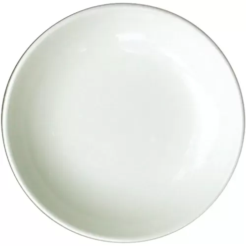 Churchill Alchemy White Fine China Round Butter Dish 10.2cm - pack size 12