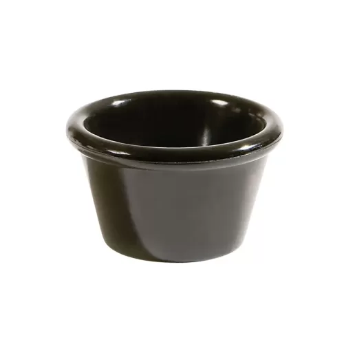 Mirage Piccolo Melamine Black Round Ramekin 6cm 1.5oz - pack size 1