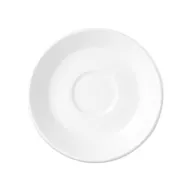 Steelite Simplicity Vitrified Porcelain White Round Slimline Saucer 15.25cm - pack size 36
