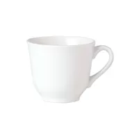 Steelite Simplicity Vitrified Porcelain White Slimline Tall Cup 20cl - pack size 36