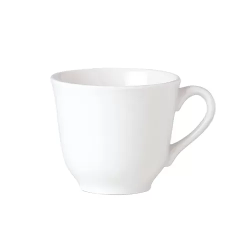 Steelite Simplicity Vitrified Porcelain White Slimline Tall Cup 20cl - pack size 36