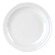 Steelite Simplicity Vitrified Porcelain White Round Soup Plate 23cm - pack size 24