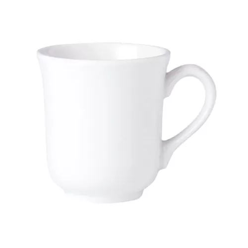 Steelite Simplicity Vitrified Porcelain White Club Mug 23.75cl - pack size 36