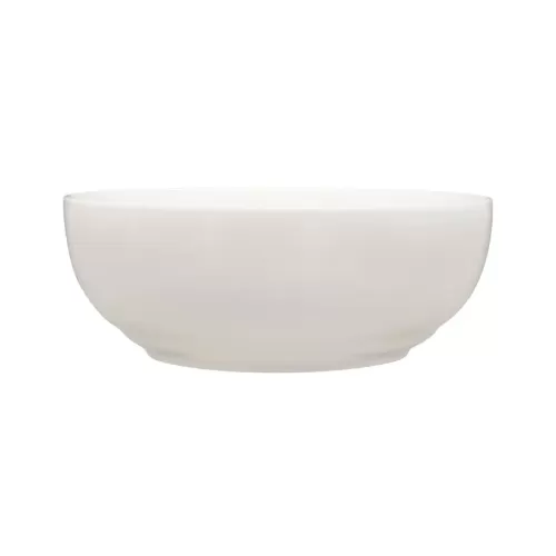Elia Glacier Bone China White Round Oatmeal Bowl 13.5cm - pack size 4