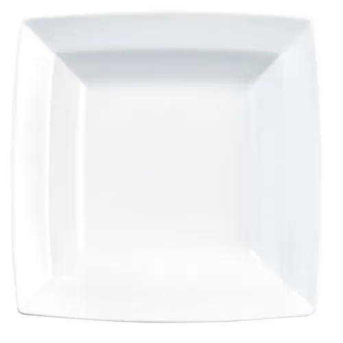 Churchill Energy Alchemy Fine China White Square Pasta Bowl 25.4cm 71cl 25oz - pack size 6