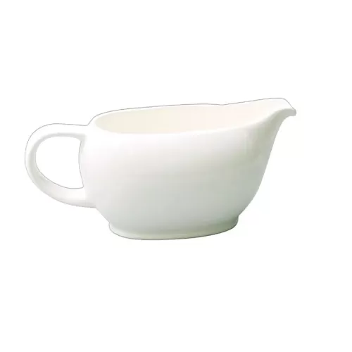 Churchill Alchemy White Fine China Sauce Boat 33cl - pack size 6