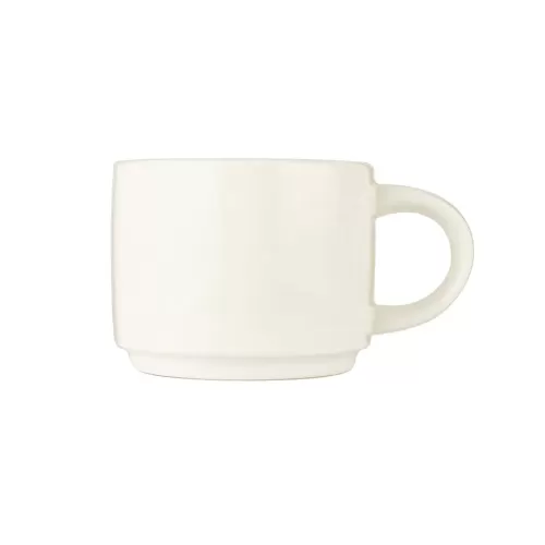 Churchill Compact Vitrified Porcelain White Stacking Cup 21.3cl 7.5oz - pack size 24