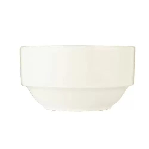 Churchill Whiteware Vitrified Porcelain Round Soup Bowl 28cl 9.9oz - pack size 24