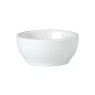 Steelite Simplicity Vitrified Porcelain White Round Butter Dish 2.85cl - pack size 36