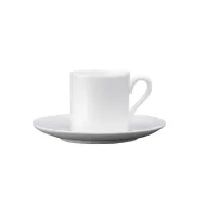 Wedgwood Connaught Bone China White Round Coffee Saucer 12cm For B9433 - pack size 4