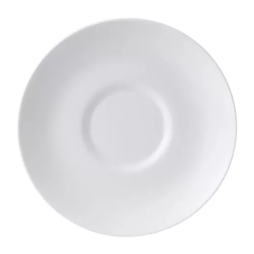 Wedgwood Connaught Bone China White Round Saucer 16cm For B9453 & B9439 - pack size 4
