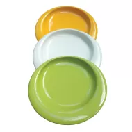 Wade Dignity Porcelain White Round Raised Lip Plate 23cm - pack size 1