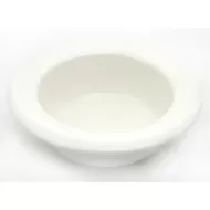 Wade Dignity Porcelain White Round Deep Wide Rim Bowl 19.5cm - pack size 1