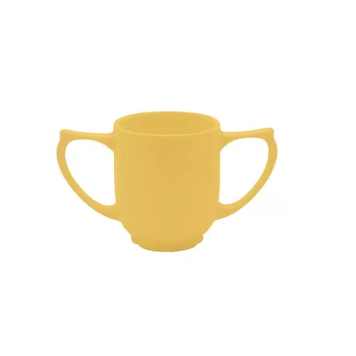 Wade Dignity Porcelain Yellow 2 Handled Mug 25cl - pack size 1