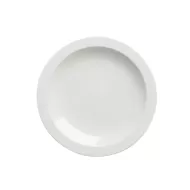 Elia Miravell Bone China White Round Plate 21cm - pack size 6
