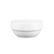 Churchill Profile Vitrified Porcelain White Round Stacking Bowl 11.5cm 36cl 12.6oz - pack size 1