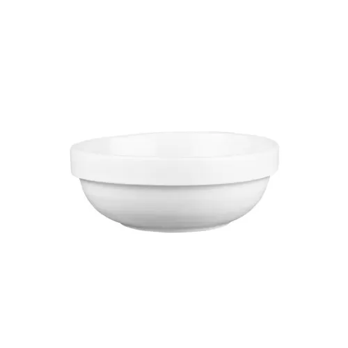 Churchill Profile Vitrified Porcelain White Round Stacking Bowl 11.5cm 28cl 9.9oz - pack size 1