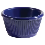 Carlisle Cobalt Blue Fluted Melamine Round Ramekin 6cl 2oz - pack size 1