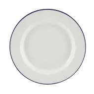 Enamel Plate White 26cm - pack size 1