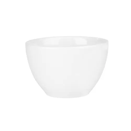Churchill Profile Vitrified Porcelain White Round Open Sugar Bowl 22.7cl 8oz - pack size 12