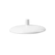 Churchill Profile Vitrified Porcelain White Round Sugar Bowl Lid 10cm For BG080 - pack size 12