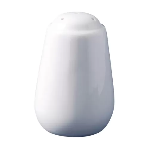 Superwhite Porcelain Pepper Pot 8cm - pack size 12