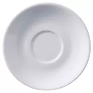 Superwhite Porcelain Round Saucer 12cm For Espresso Cup BH563 - pack size 12