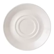 Superwhite Porcelain Round Saucer 15cm For Teacups BH561 & BH562 - pack size 12