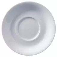 Superwhite Porcelain Round Coffee Saucer 16cm - pack size 12
