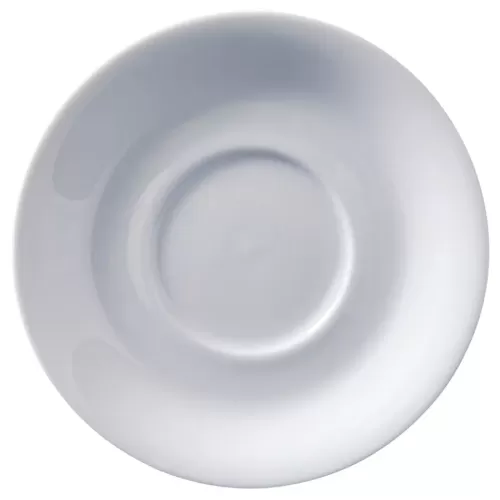 Superwhite Porcelain Round Coffee Saucer 16cm - pack size 12
