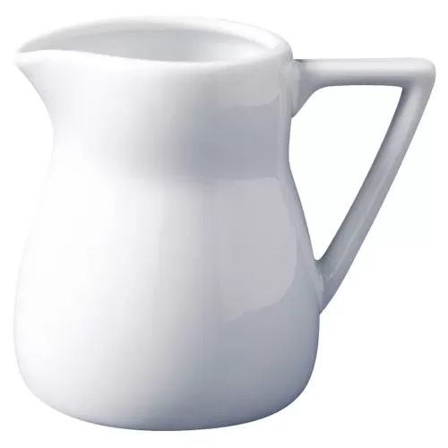 Superwhite Porcelain Milk Jug 14cl 5oz - pack size 6